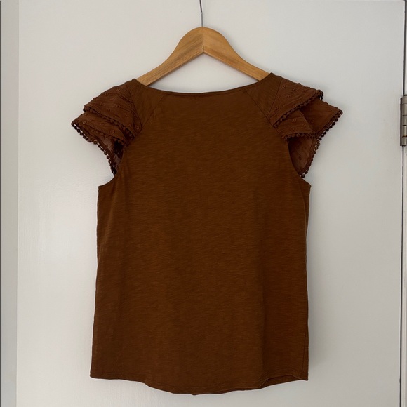 SEZANE Agnan T-Shirt in Coffee - XS - Picture 8 of 10